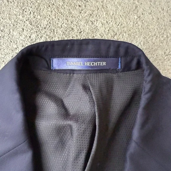 daniel fletcher men's two button wool suit blazer jacket size 50
